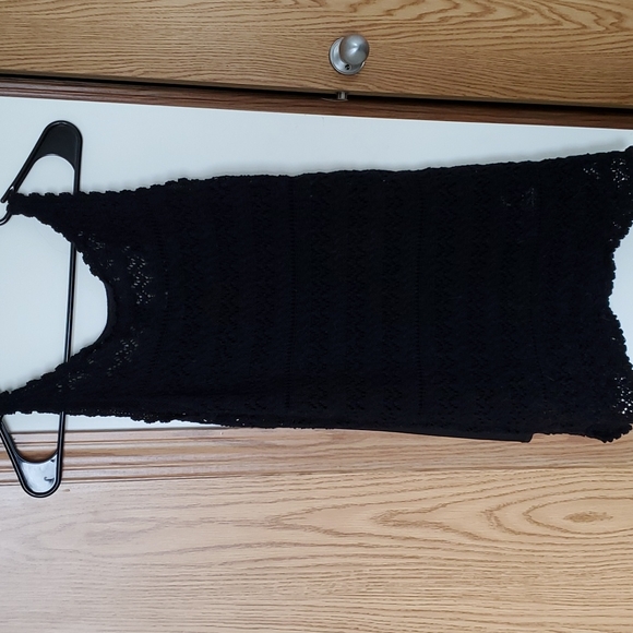 Ralph Laren black long knitted tank top, never worn, XS, fits tiny ladies - Picture 8 of 10